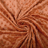 Koala Minky Fleece Orange Brique