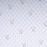 Koala Minky Fleece Silber