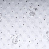 Koala Minky Fleece Zilver