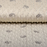 Hedgehog Minky Fleece Beige