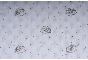 Igel Minky Fleece Silber