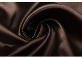 Stretch Satin Dunkelbraun