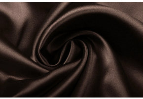 Stretch Satin Dark Brown