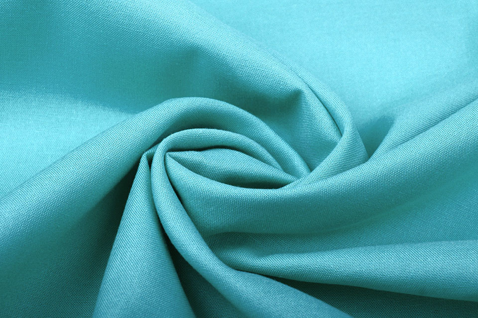 100% Cotton Aqua