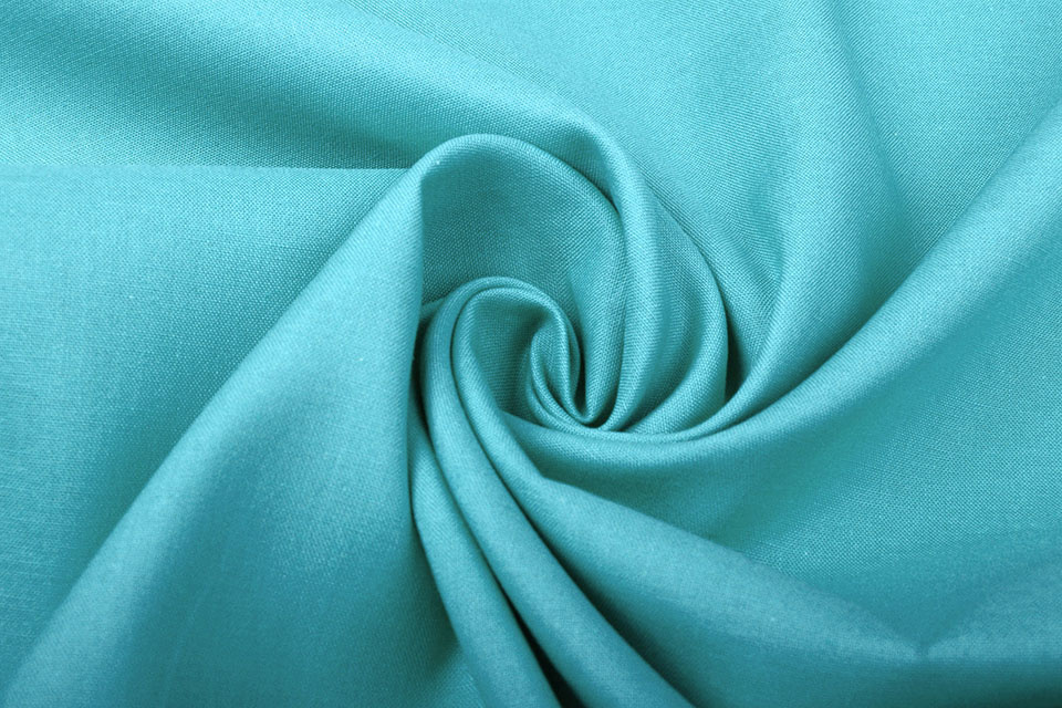 100% Cotton Aqua