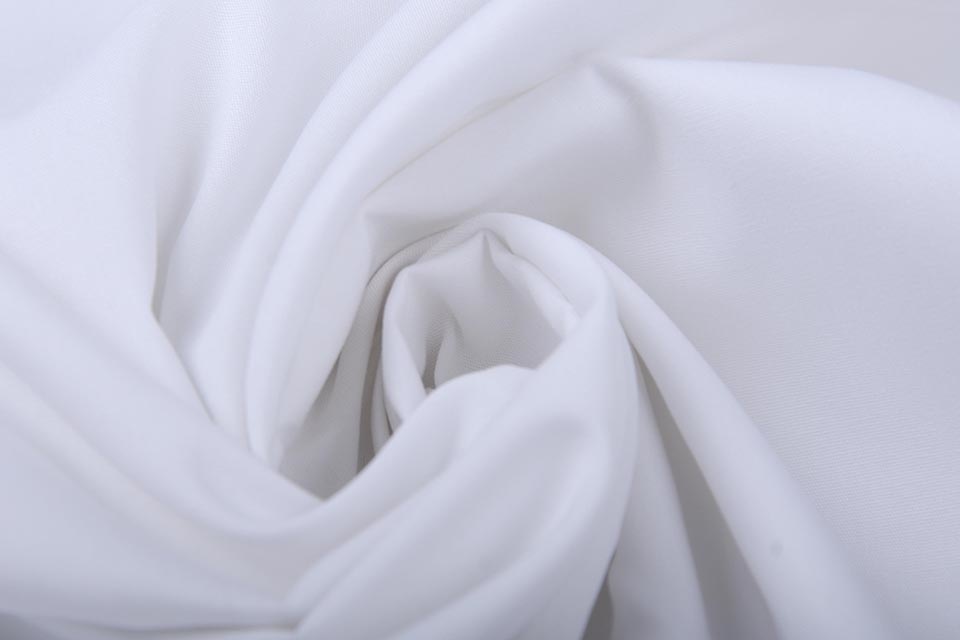 100% Poplin Wit