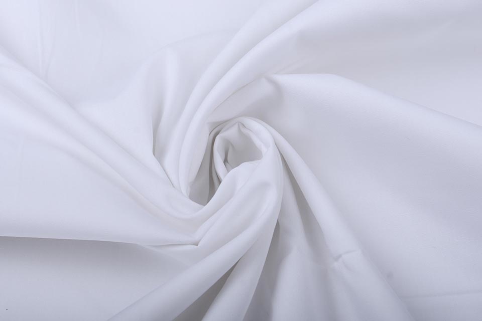 100% Poplin Wit