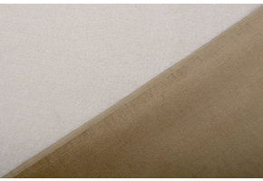 Doubleface / Dubbelzijdig Rib Borg Beige