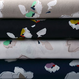 Crepe digital Mohn Taupe