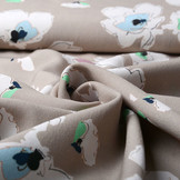 Crepe digitaal klaproos Taupe