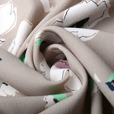 Crepe digital poppy Taupe