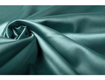 Stretch Satin Jade Grün