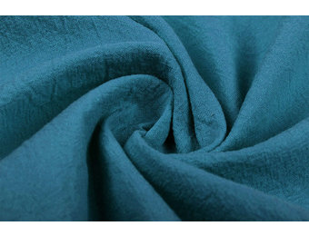 100% Gewassen Katoen Petrol Blauw