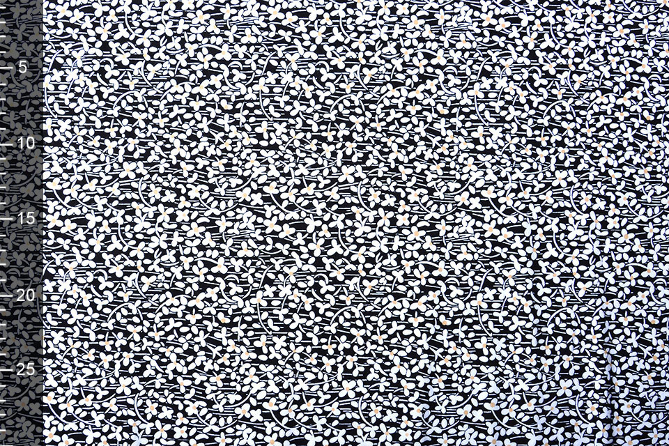 Viscose Jersey Lacquar Lola Black White