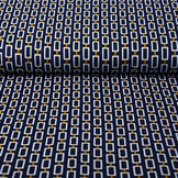 Viscose Jersey Lacquar Chains Navy