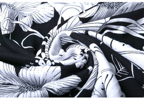 Viscose Jersey Lacquar Marina Zwart