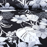 Viscose Jersey Lacquar Marina Zwart