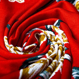 Viscose Jersey Lacquar Lule Rood