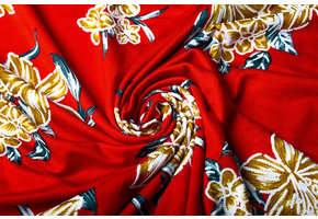 Viskose Jersey Lacquar Lule Rot