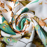 Viscose Digital Marocain Grün