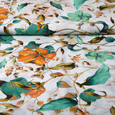 Viscose Digital Marocain Grün