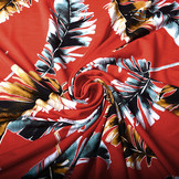 Viscose Jersey  Lacquar Pluma Red