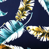 Viskose Jersey Lacquar Pluma Marine Grün