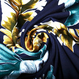 Viscose Jersey Lacquar Pluma Marine Groen