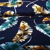 Viscose Jersey Lacquar Pluma Marine Groen