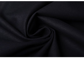 Stretch Washed Linen Black