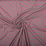 Viscose Jersey Stripes Cherries Sand