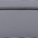 Viscose Jersey Stripes Navy White