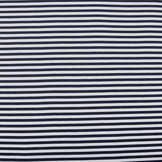 Viscose Jersey Stripes Navy White