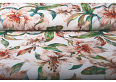 Digital Crepe Stretch Orchid Peach White