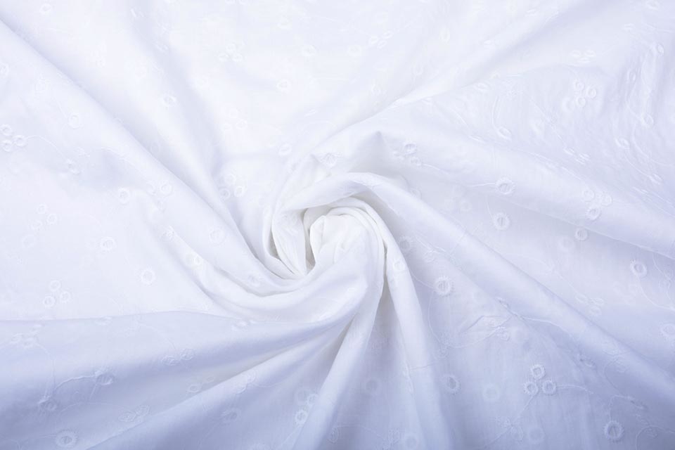 Embroidery Cotton Titi White