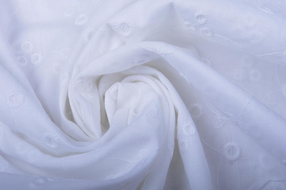 Embroidery Cotton Titi White