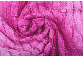 Lace Stripes Fuchsia