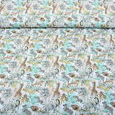 100% Cotton Wild Safari Animals