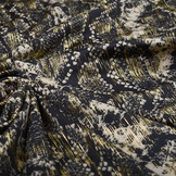 Lycra Snake Black Gold