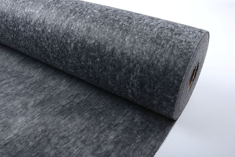 IMITATION Vlieseline fusible Black Grey