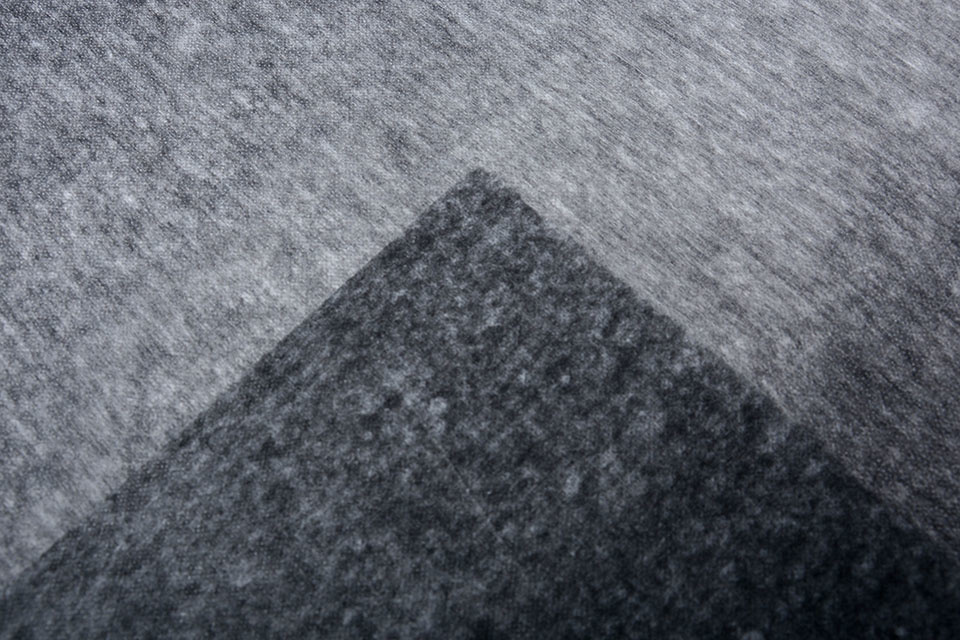 IMITATION Vlieseline fusible Black Grey