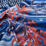 Lycra Barnett Blue Red