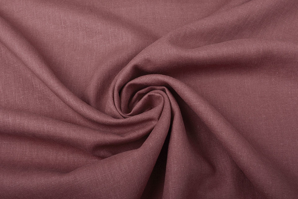 Washed Linen Light Bordeaux