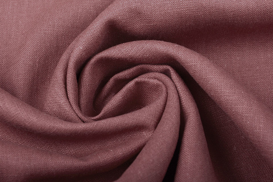 Washed Linen Light Bordeaux