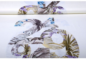 Digital Panel Zahlen Creme