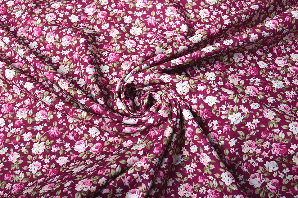 100% Baumwolle Mawar Rosen Alpenveilchen