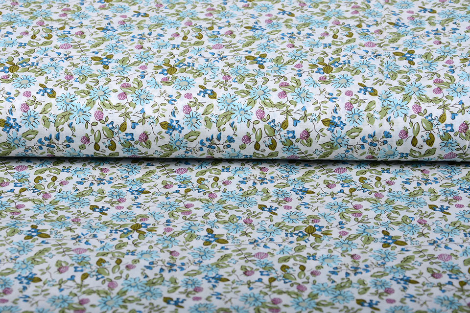 100% Cotton Loreak Blue Green