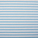 Stretch Cotton Stripes Blue Gold