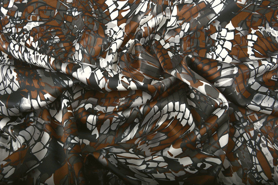 Stretch Satin Bedruckt Multicolor 2