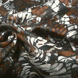 Stretch Satin Printed Multi color 2